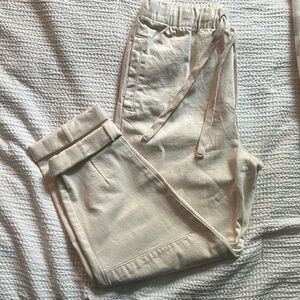 Size XS brand new Zara barrel denim joggers